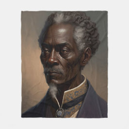 Couverture Polaire Cleon portrait peinture