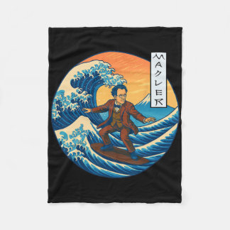Couverture Polaire Clical Musician Mahler Ukiyo-e Surfing