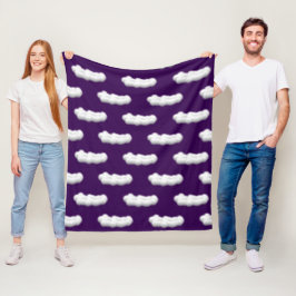 Couverture Polaire clouds Fleece Blanket