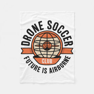 Couverture Polaire Club de football Drone Moderne Globe Ll Footll 