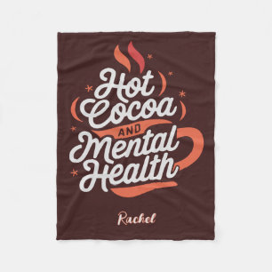 Couverture Polaire Coca chaud personnalisé et santé mentale
