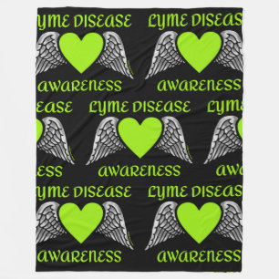 Couverture Polaire Coeur/ailes...Lyme
