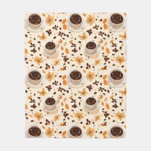 Couverture Polaire Coffee Mug & Bean Fleece Blanket