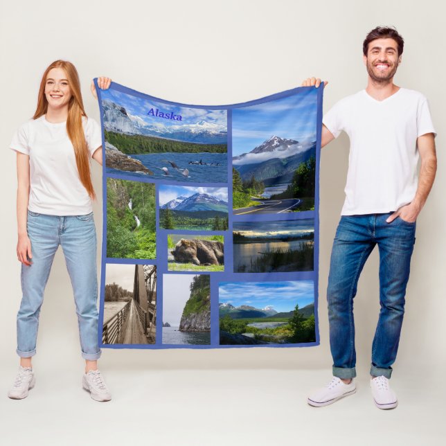 Couverture Polaire Collage de l'Alaska (En situation)