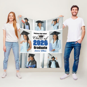Couverture Polaire Collage de photos de la promotion 2026 de la class