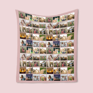Couverture Polaire Collage photo personnalisé 80