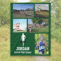 Collage photo personnalisé de cross-country