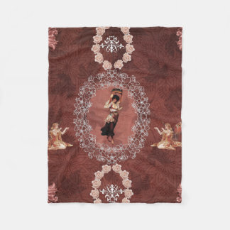 Couverture Polaire Collage Vintage