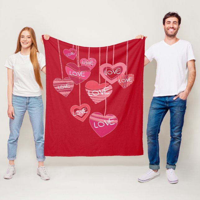 Couverture Polaire Collection Cadeaux Love You - (En situation)