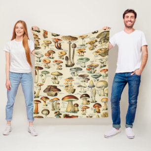 Couverture Polaire Collection de champignons