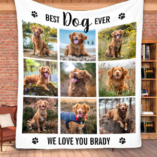 Couverture Polaire Collection photo blanche de Best Dog Ever