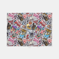College Dynamic Art Urban Graffiti motif
