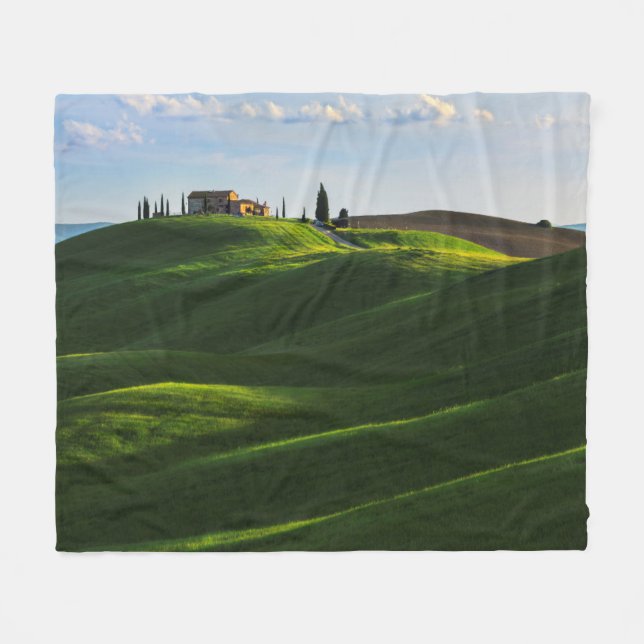 Couverture Polaire Colline de roulement près d'Asciano, Toscane (Devant (Horizontal))