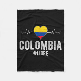 Couverture Polaire Colombie #libre Colombie Libre Drapeau Colombien P