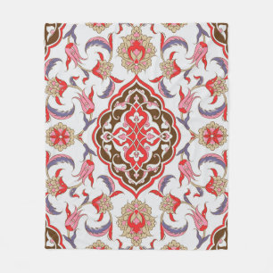 Couverture Polaire Coloré tribal ethnique sans couture motif