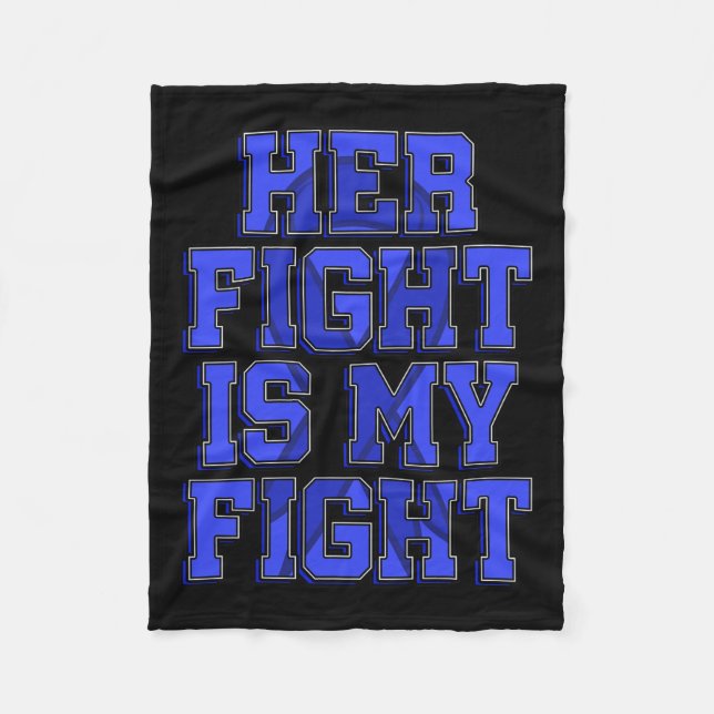 Couverture Polaire Combattre est mon combat Ataxia Mouvement Trouble  (Devant)
