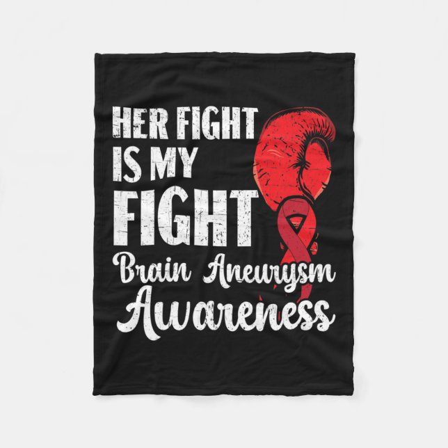 Couverture Polaire Combattre Est Mon Combat État Médicale Aneurysm Aw (Devant)