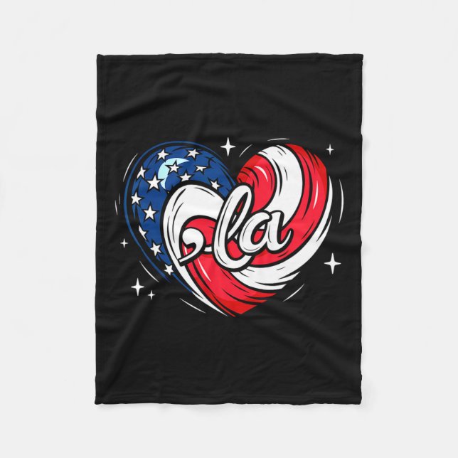 Couverture Polaire Comma La Kamala Harris Rouge Blanc Bleu Bleu Améri (Devant)