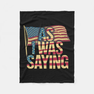 Couverture Polaire Comme Je Le Disais - Trump Mega 2024 Epic American