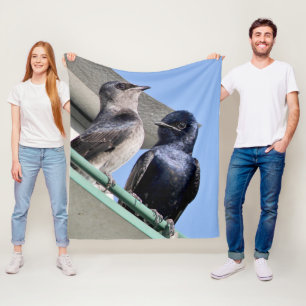 Couverture Polaire Compagnons de Martin pourpre