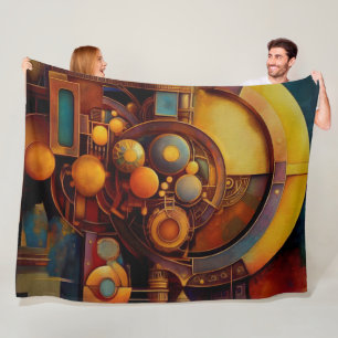 Couverture Polaire Composition d'Orbe Mécanique Steampunk