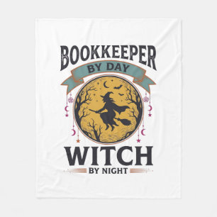 Couverture Polaire Comptable le jour Sorcière la nuit Vintage T-shirt
