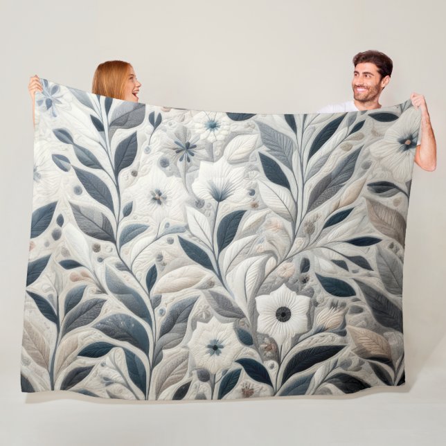 Couverture Polaire Conception abstraite composée (En situation)