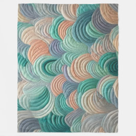 Couverture Polaire Conception abstraite composée