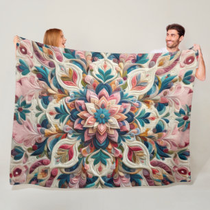 Couverture Polaire Conception abstraite composée