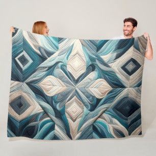 Couverture Polaire Conception abstraite composée