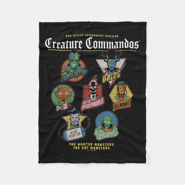 Couverture Polaire Conception de badges de Monster Squad (Devant)