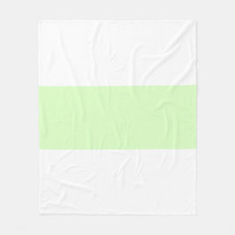 Couverture Polaire Conception de barre pastel blanc et vert citron
