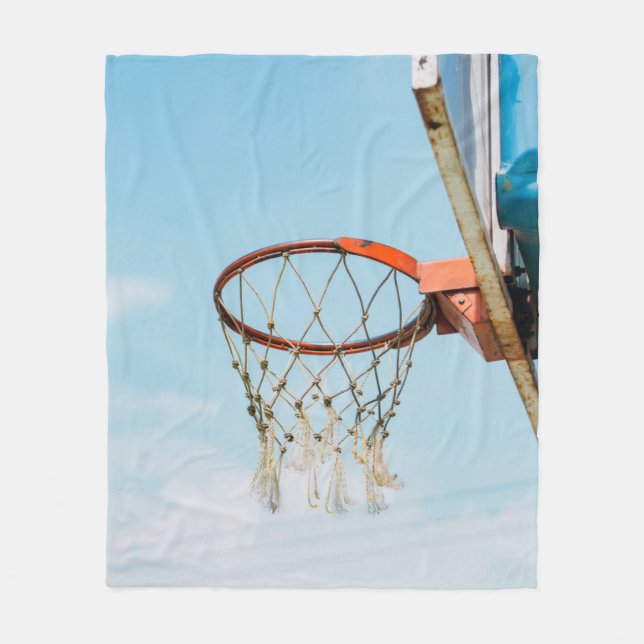Couverture Polaire Conception de basket-ball (Devant)