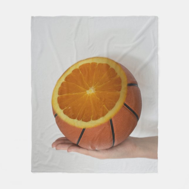 Couverture Polaire Conception de basket-ball cool (Devant)