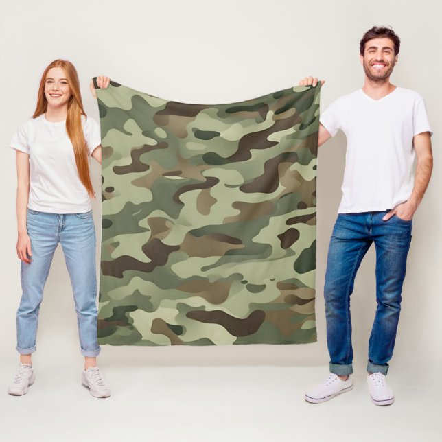 Couverture Polaire Conception de camouflage (En situation)