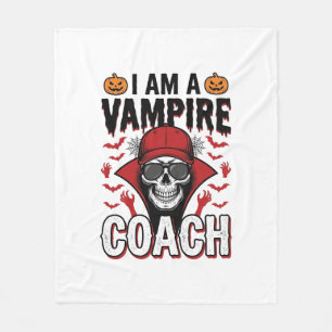 Couverture Polaire Conception de chemise vintage crâne Halloween Coac