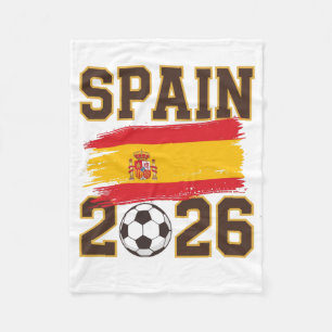 Couverture Polaire Conception de football Espagne 2026