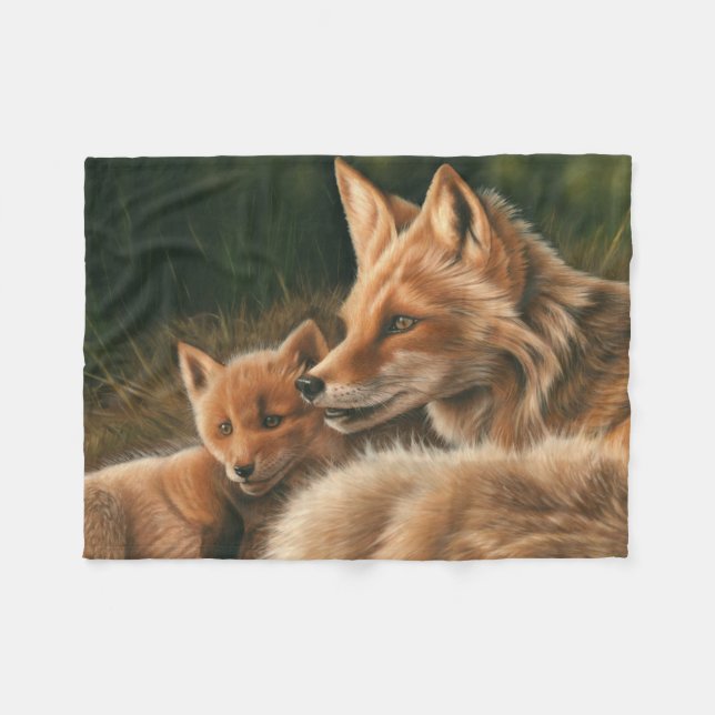 Couverture Polaire Conception de Fox (Devant (Horizontal))
