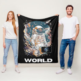 Couverture Polaire Conception de l'astronaute mondiale