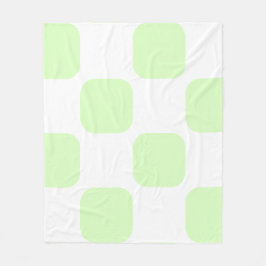 Couverture Polaire Conception de motif en forme de carré arrondi past