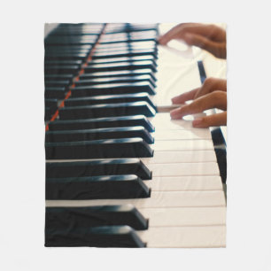 Couverture Polaire Conception de piano cool