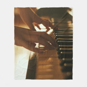 Couverture Polaire Conception de piano Extraordinaire