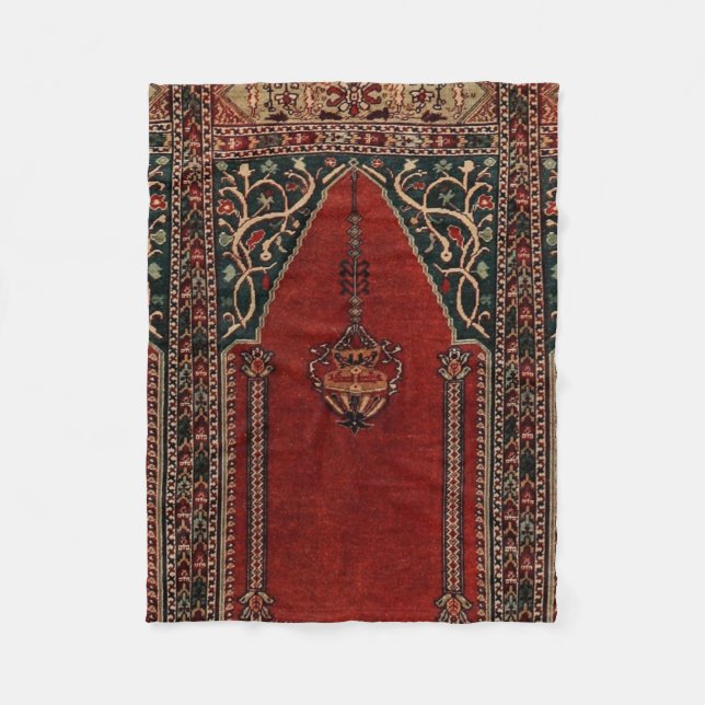 Couverture Polaire Conception de tapis de prières orientales - Mosqué (Devant)