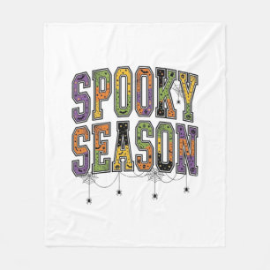 Couverture Polaire Conception de typographie Halloween vintage de la