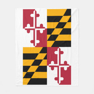 Couverture Polaire Conception du drapeau de l'État du Maryland