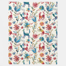 Couverture Polaire Conception inspirée d'Otomi