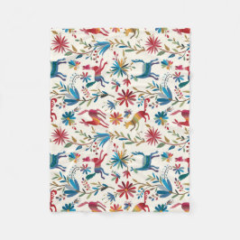 Couverture Polaire Conception inspirée d'Otomi