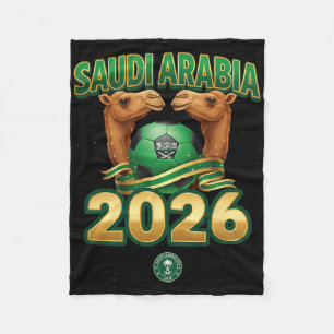 Couverture Polaire Conception pour l'équipe d'Arabie saoudite de foot