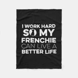 Couverture Polaire Conception Pour Un Propriétaire Français De Bulldo