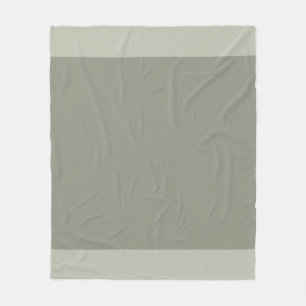 Couverture Polaire Conception verte grise élégante moderne à la mo